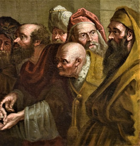 XVIIe siècle - La Taxe pour le Temple - École flamande du XVIIe
